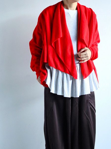 RHODOLIRION (ɥꥪ) Knot Cardigan - Boiled Knit