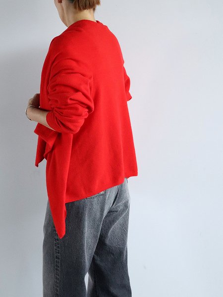 RHODOLIRION (ɥꥪ) Knot Cardigan - Boiled Knit