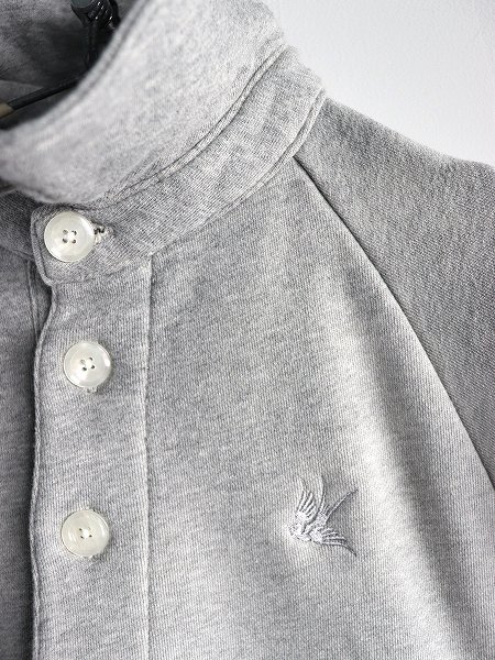 RHODOLIRION (ɥꥪ)Polo Sweatshirt -Damaged / H.Grey