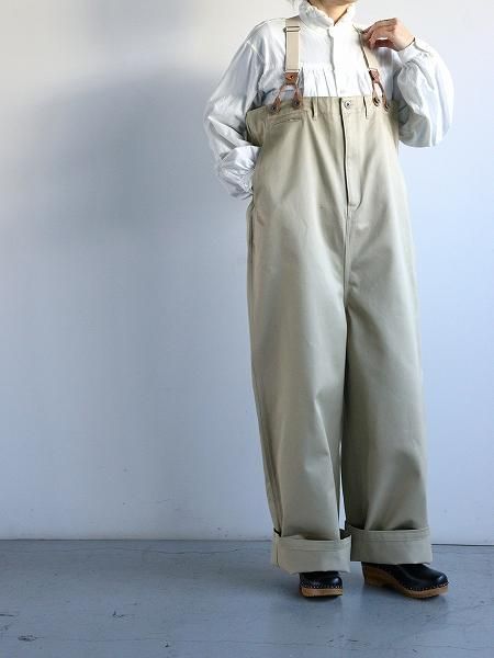 定価4.4万 新品 RHODOLIRION Suspender Pants BEAVER｜RHODOLIRION/ロドリリオン Suspender Pants - Chino