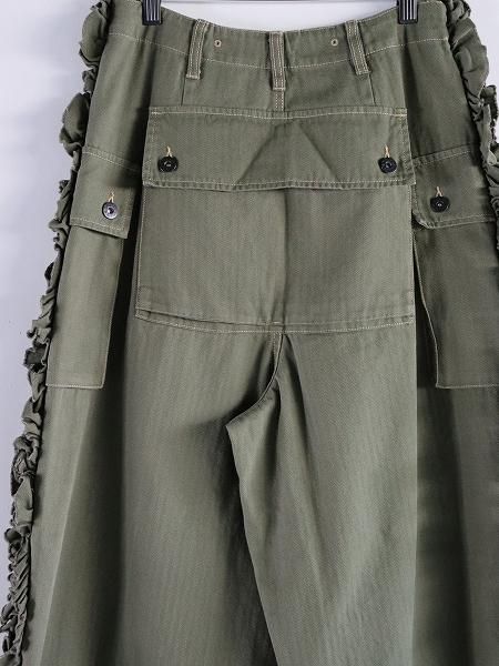 RHODOLIRION (ɥꥪ)Utility Pants - Herringbone 