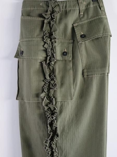 RHODOLIRION (ɥꥪ)Utility Pants - Herringbone 