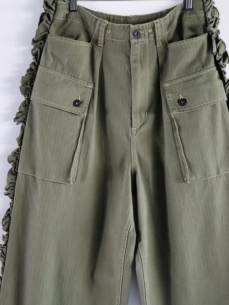 RHODOLIRION (ɥꥪ)Utility Pants - Herringbone 