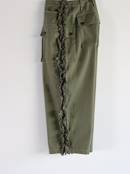 RHODOLIRION (ɥꥪ)Utility Pants - Herringbone 