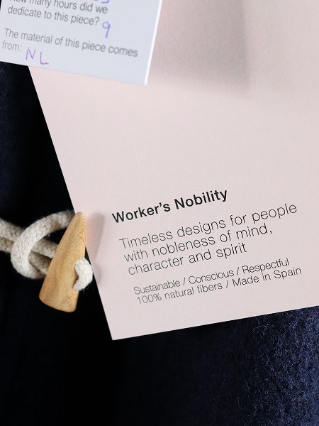 Worker’s Nobility　SOKA COAT / Navy