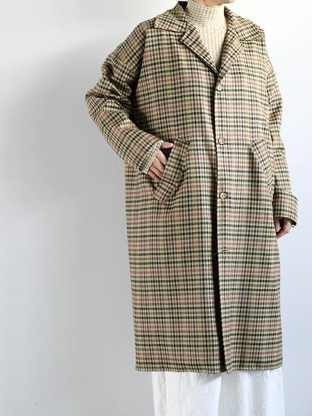 Worker’s Nobility / Plaid Trench Coat / Multi