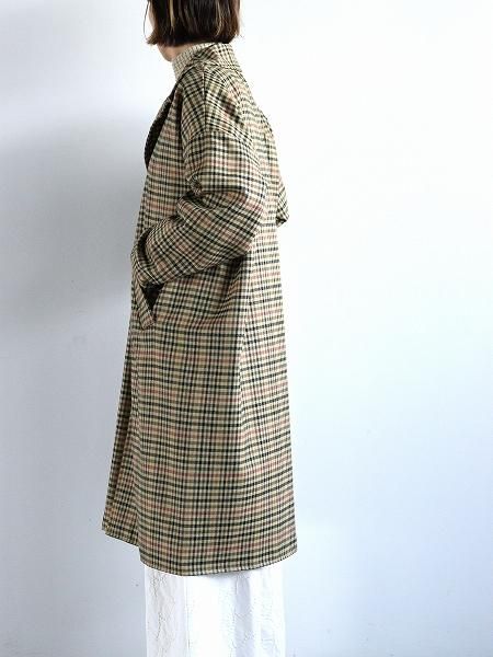 Worker’s Nobility / Plaid Trench Coat / Multi