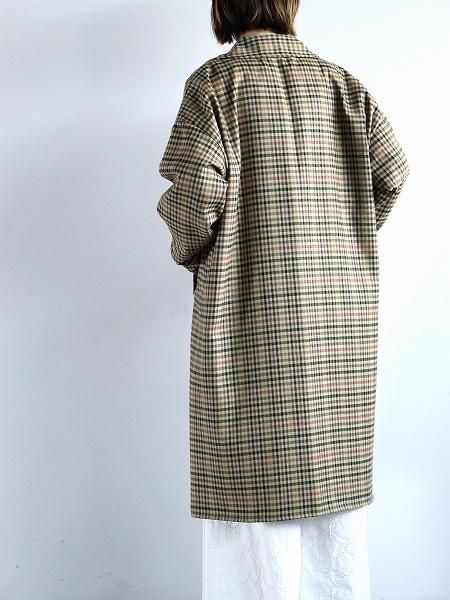 Worker’s Nobility / Plaid Trench Coat / Multi