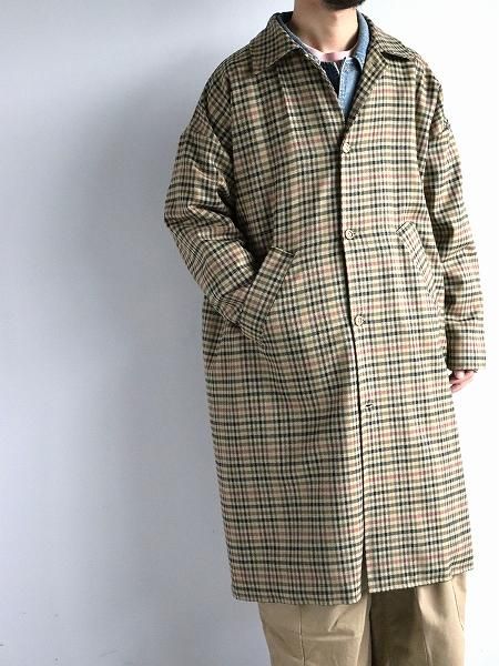 Worker’s Nobility / Plaid Trench Coat / Multi