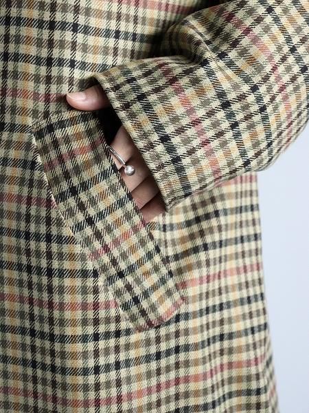 Worker’s Nobility / Plaid Trench Coat / Multi