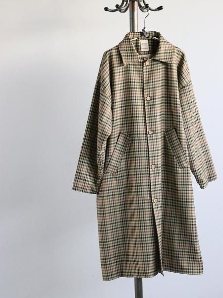 Worker’s Nobility / Plaid Trench Coat / Multi