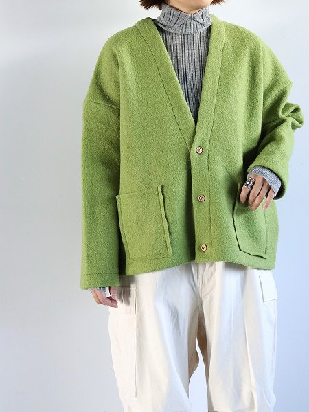 Workers NobilityCardigan / Boiled Wool