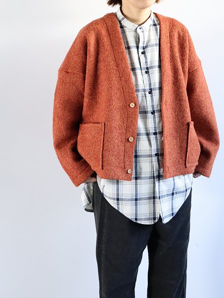 Workers NobilityCardigan / Boiled Wool