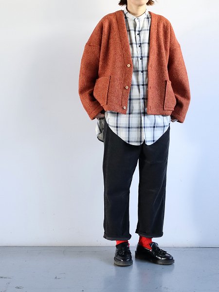 Workers NobilityCardigan / Boiled Wool