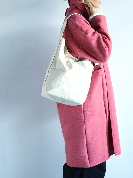 Workers NobilityLong Jacket / Boiled Wool - Pink