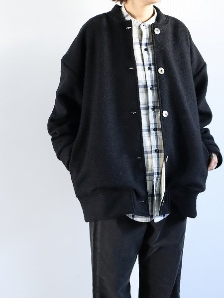 Workers NobilityWool Bomber Jacket / Black