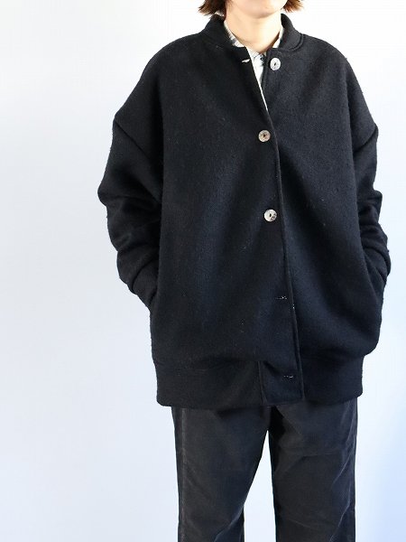 Workers NobilityWool Bomber Jacket / Black