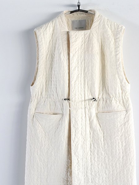 THE HINOKI Wool Casentino Boxy dress / CHARCOAL GRAY
