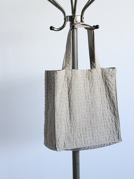 THE HINOKIORGANIC COTTON QUILTING TOTE BAG