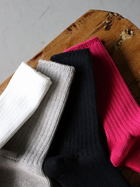 THE HINOKI å  / Organic Cotton Rib Socks