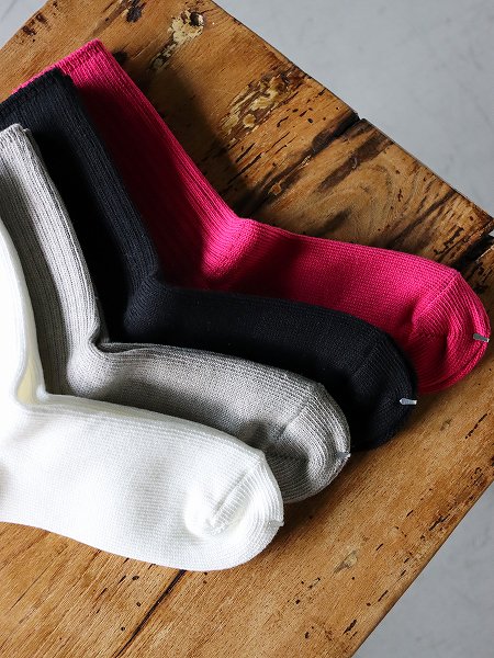 THE HINOKI ソックス 靴下 / Organic Cotton Rib Socks