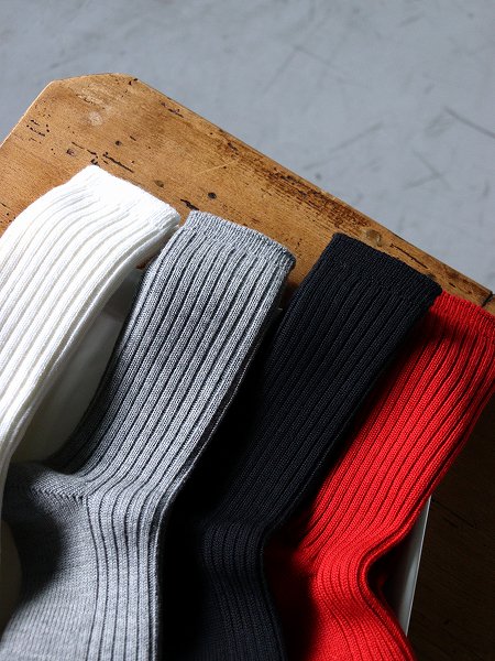 THE HINOKI Wool Cotton Rib Socks (THSC-9)