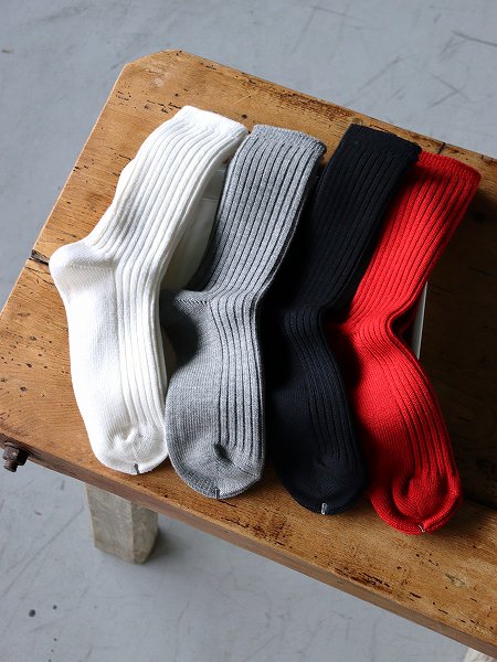 THE HINOKI Wool Cotton Rib Socks (THSC-9)