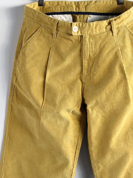 USKEES / #5018 cord boat pants - citronella