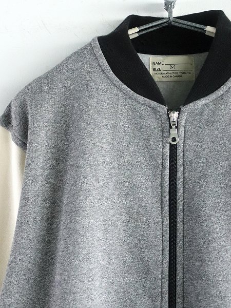 VICTORIA ATHLETICS åȥ㥱å / VARSITY JACKET - GREY/ECO