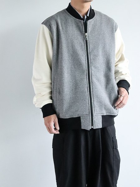 VICTORIA ATHLETICS åȥ㥱å / VARSITY JACKET - GREY/ECO