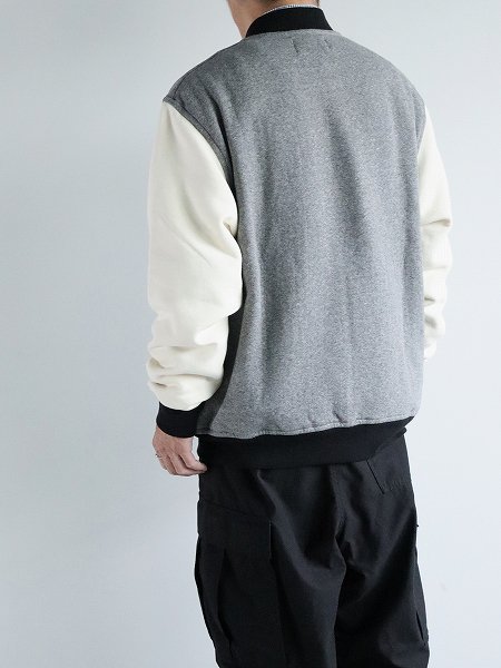 VICTORIA ATHLETICS åȥ㥱å / VARSITY JACKET - GREY/ECO