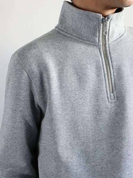 VICTORIA ATHLETICS å / ZIP MOCK - GREY MIX