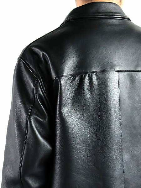 CaleLamb Leather Heavy Weight Jacket / Black