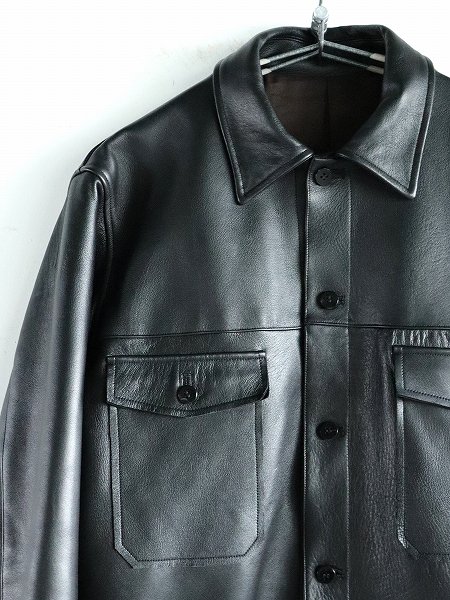 CaleLamb Leather Heavy Weight Jacket / Black