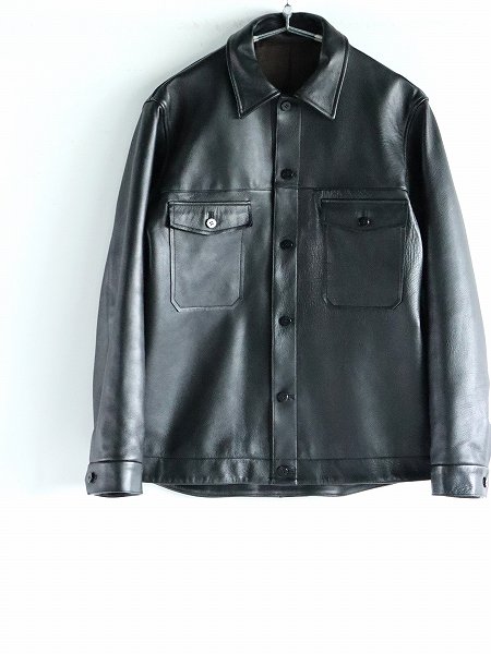 CaleLamb Leather Heavy Weight Jacket / Black