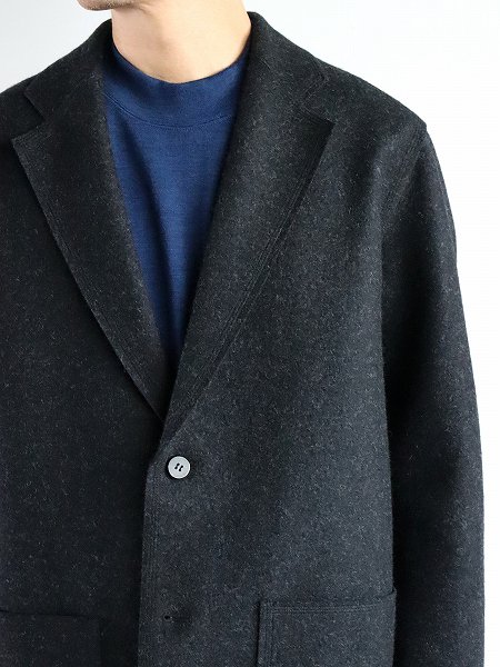 Cale Wool Felt Jacket / Gray