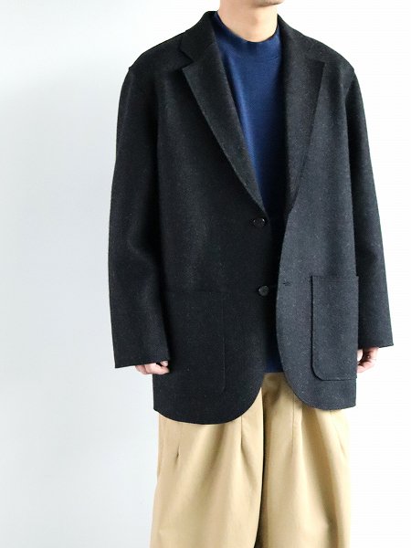 Cale Wool Felt Jacket / Gray