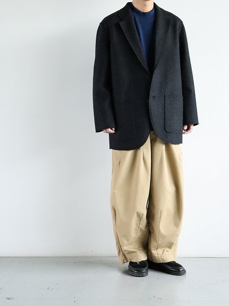 Cale Wool Felt Jacket / Gray