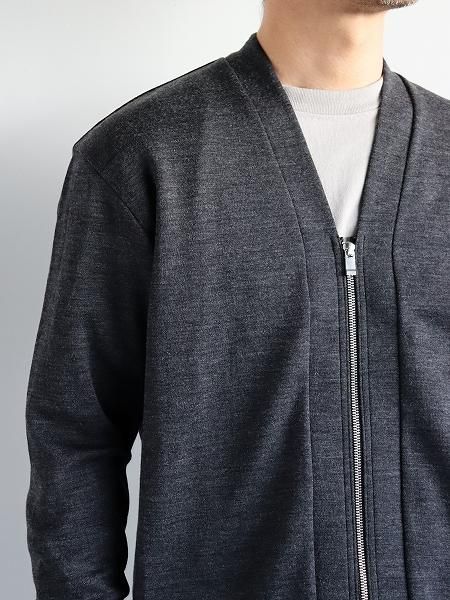 Cale ()Wool Pomte V Neck Cardigan / Dk.grey (C233U03J01)