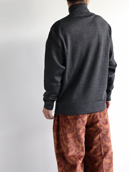 Cale/カル】Knit Polo Shirts-ウールポンチ-