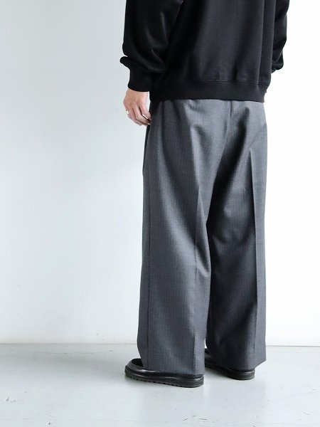 CaleWool Stripe Trouser / Gray