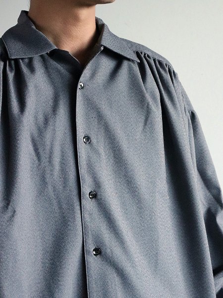 aiePainter Shirt - Poly Sharkskin Twill / Grey (PU667)