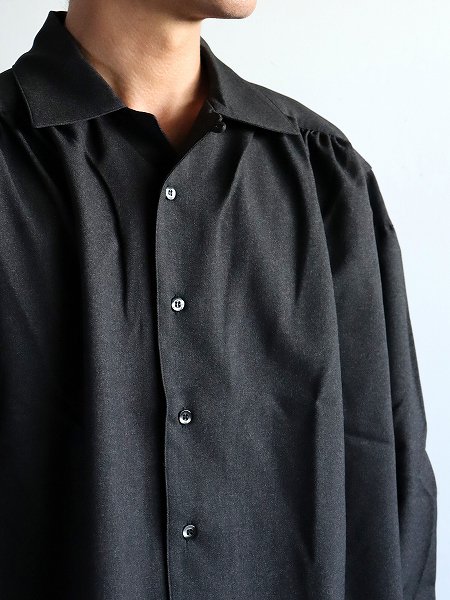 aiePainter Shirt - Poly Sharkskin Twill / Charcoal (PU667)