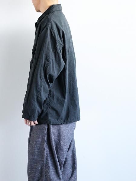 alvana () UNEVEN OVER SHIRTS JACKET / FADE BLACK no.ALV-90122