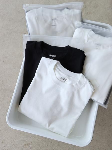 awasa (アワサ) コットン 2P Tシャツ (aws4-cs001)