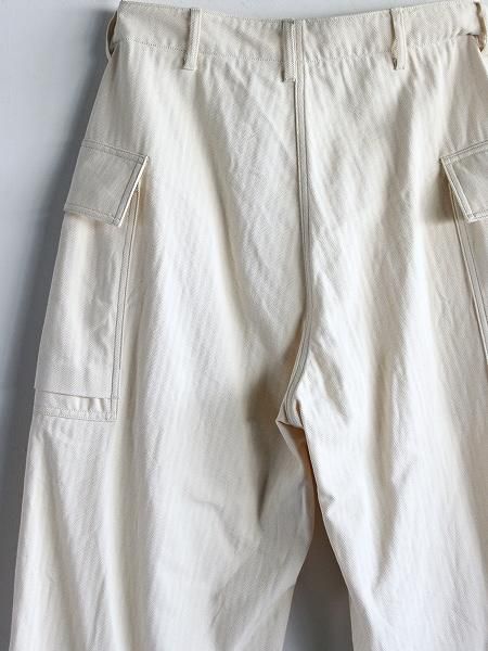 blurhms ROOTSTOCKCotton-HBT 43 Pants / Natural