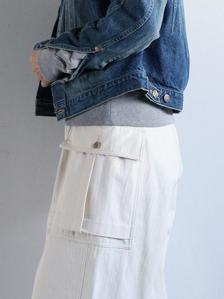 blurhms ROOTSTOCK Cotton-HBT 43 Pants / Natural