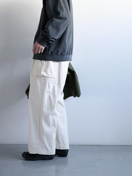 blurhms ROOTSTOCKCotton-HBT 43 Pants / Natural