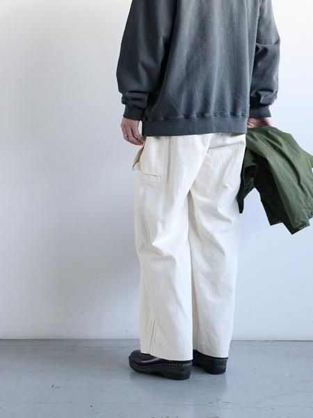 blurhms ROOTSTOCKCotton-HBT 43 Pants / Natural