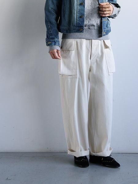 blurhms ROOTSTOCK コットン ヘリンボーン パンツ　+81 blurhms ROOTSTOCK/ブラームス ルーツストック】Cotton-HBT 43 Pants